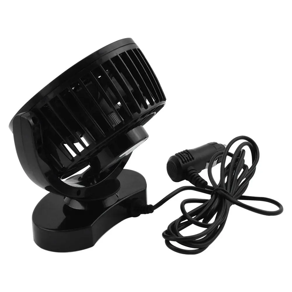 4 inch 6 inch car fan 360 Degree Rotating Air Cooling Fan Low Noise Summer Car Air Conditioner