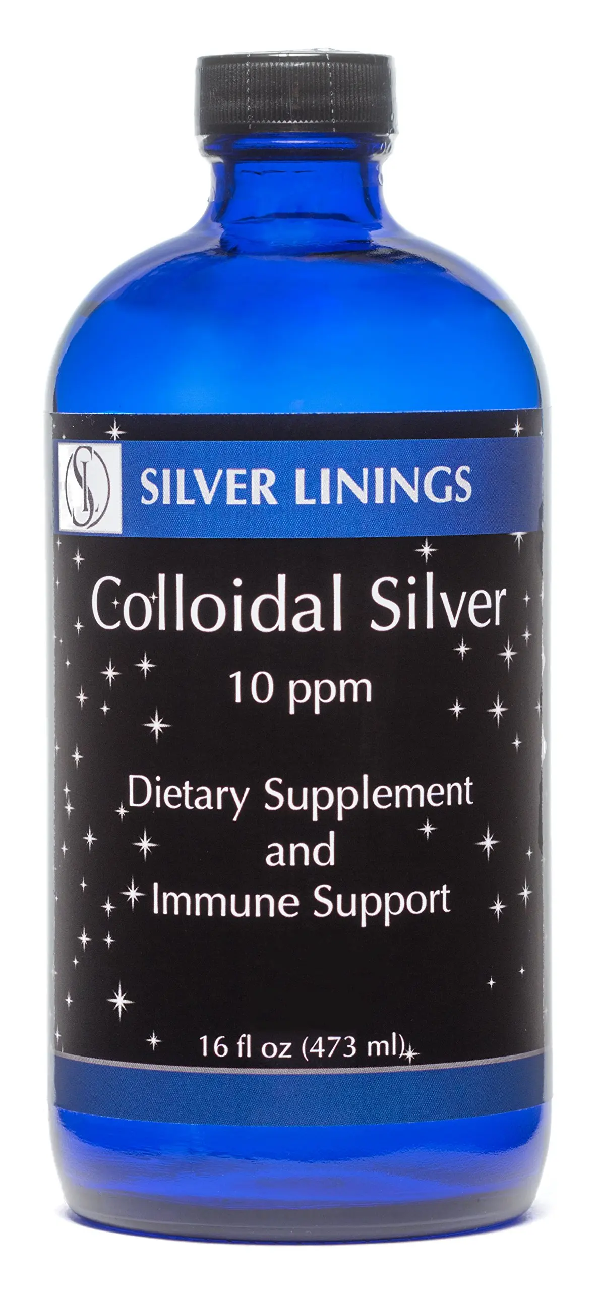 Get Quotations · Silver Linings Colloidal Silver Hydrosol, 10 PPM, A Powerful Natural Antibiotic, and Preventative