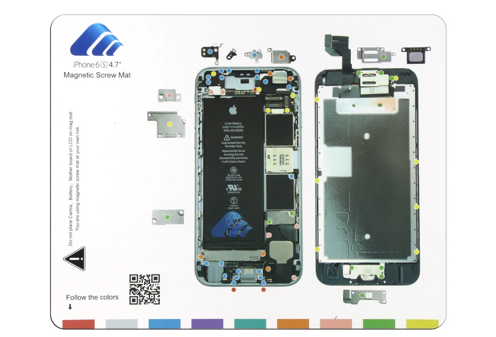 Magnetic Screw Mat Work Guide Pad For Iphone 5s 6 6s 6 Plus 6s Plus 7 7 Plus Professional Plate ...