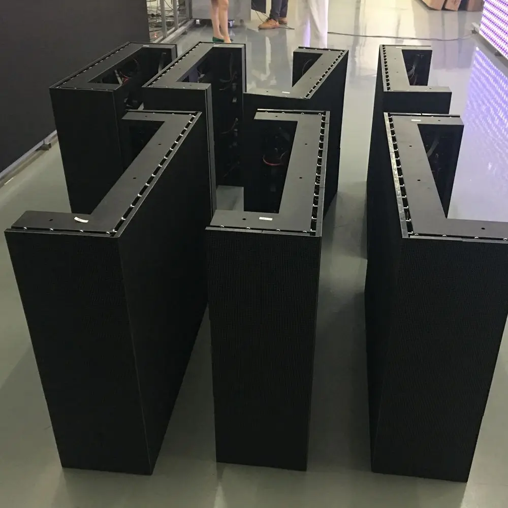 巨型双面户外防水体育场时钟 led 显示屏电视