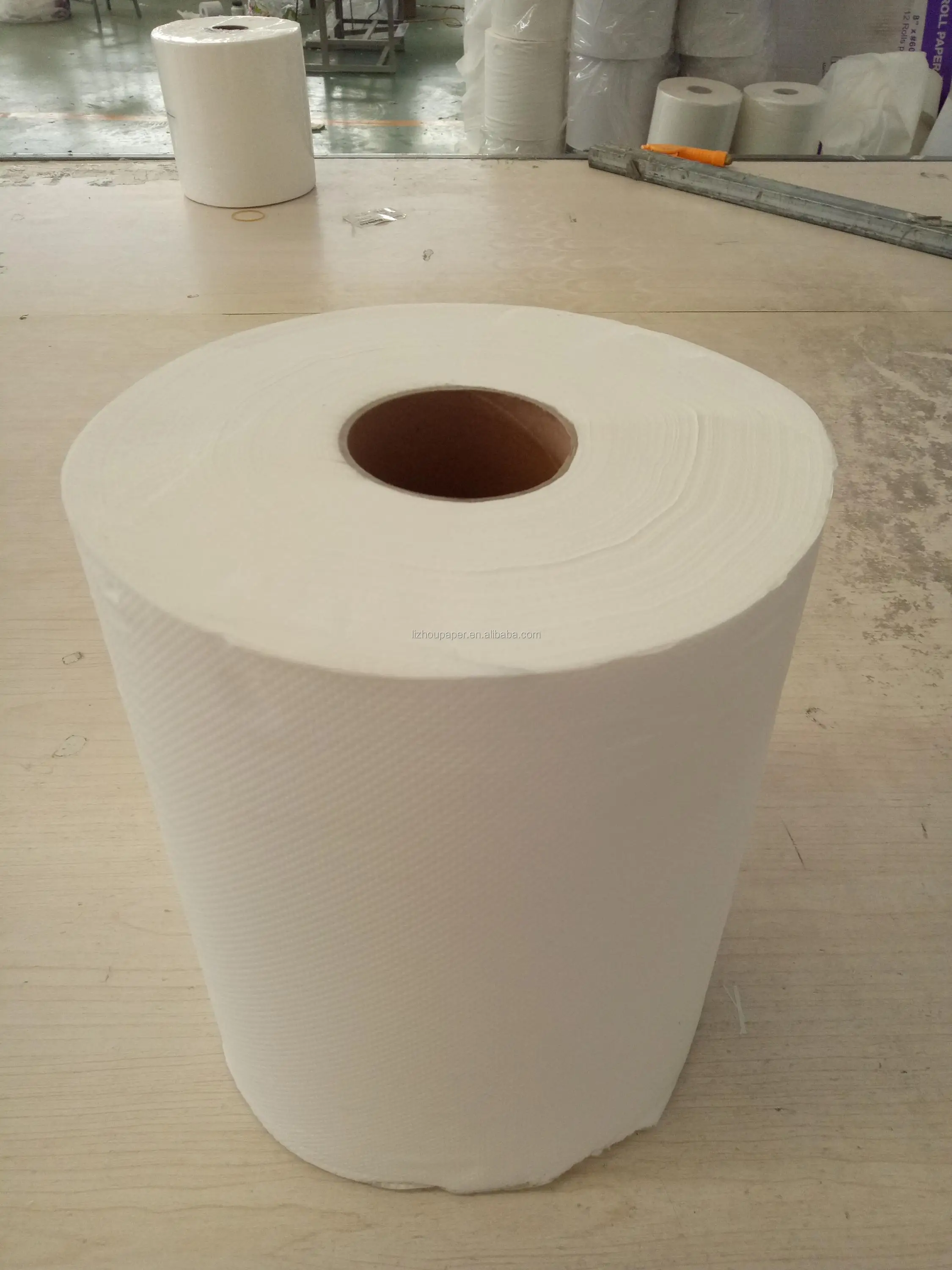 Jumbo Hand Towel Paper In Roll/custom Printed Kitchen Roll Paper Towel