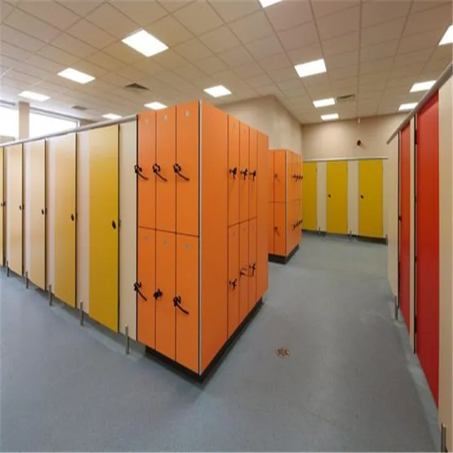 custom-made gym and sports center locker room hpl compact locker