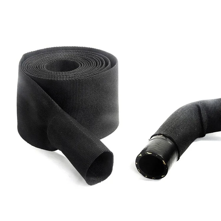 21 Black Heat Shrinkable Braided Cable Sleeve For Pipes Buy Braided