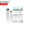 korea china factory medical disposable 2 3 parts 5ml 10cc 15ml 50ml 200 ml feeding needle free food injection syringe