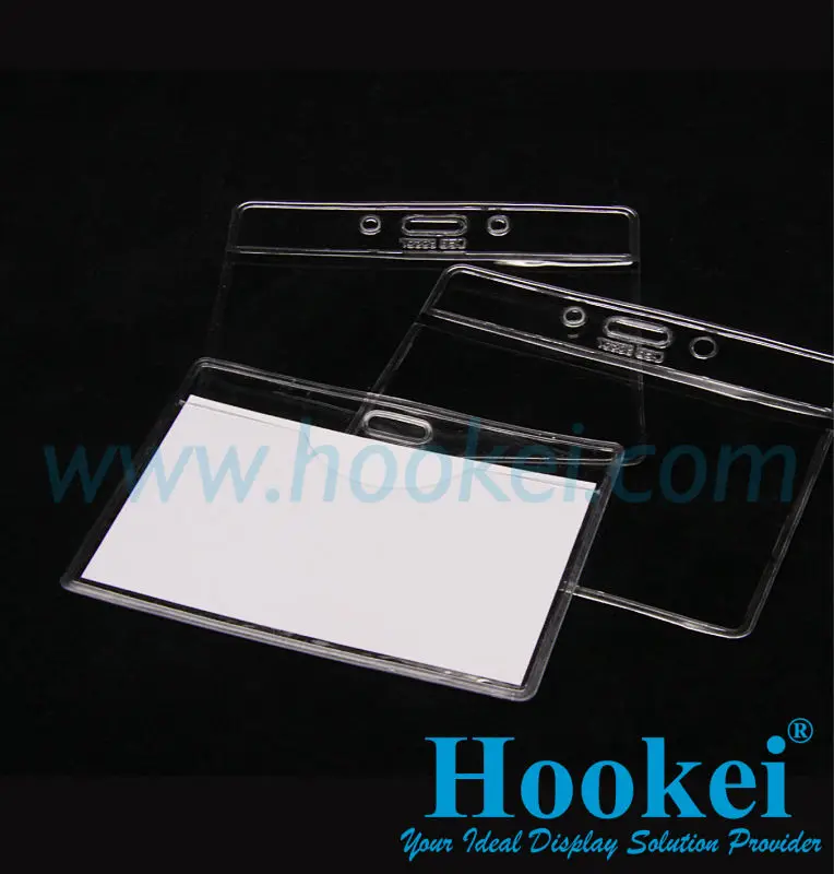 10/1pc Safety Pin Clip Transparent Brooch Tag Badge ID Card Holder For Business Office Conference Employees Name Pass Credential