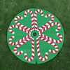 Christmas Tree Decoration Personalized Felt Candy Cane Christmas Tree Skirt