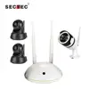 720P Wifi IP Cloud Wireless CCTV Kits Smart Alarm CCTV Wireless Camera kit