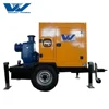 Cheap Price 6 inch Mobile Trailer Diesel Water Pump With Weather Canopy