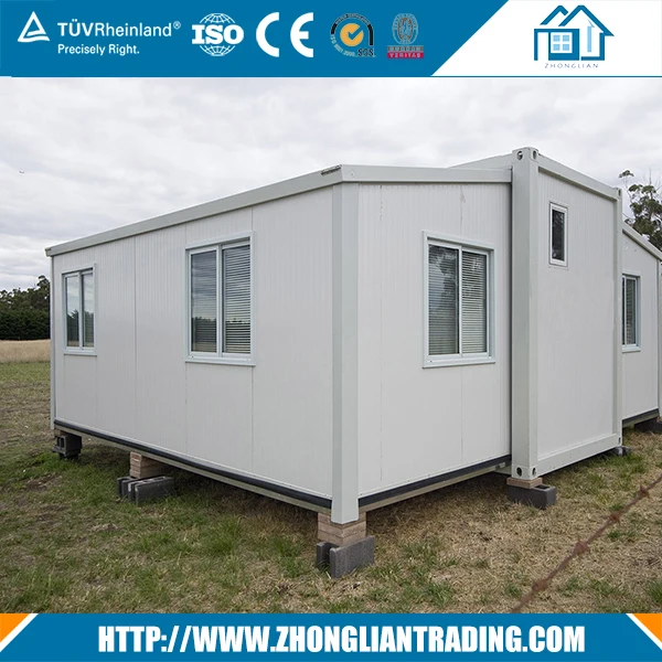 German low cost prefab 40 ft modern shipping container house for rent