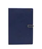 Custom Brand Logo in metal closure Pu Leather cover with embossed logo Notebook Planner