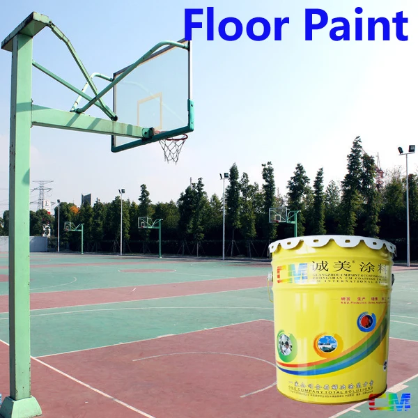 Outdoor Floor Paint For Basketball Court Sports Ground Play Floor Paint For Basketball Court Sports