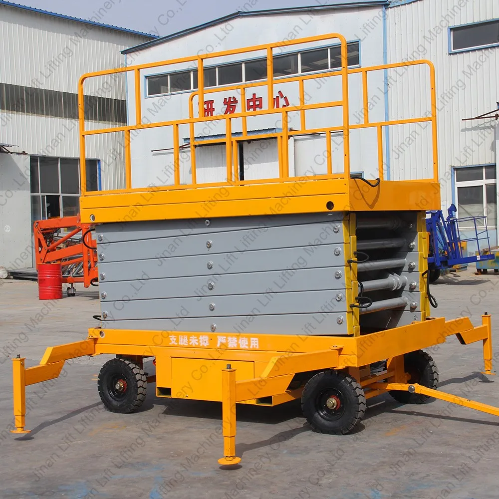 18m Personal Track Electric Scissor Lift Platform Buy Electric