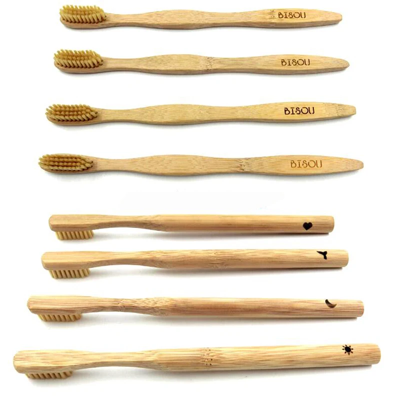 Factory Biodegradable bamboo carbon toothbrush