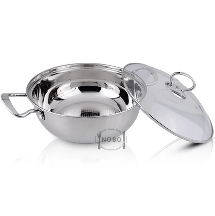 Cheap Bulk Sale Master Chef Induction Cooking Stainless Steel Hot Pot