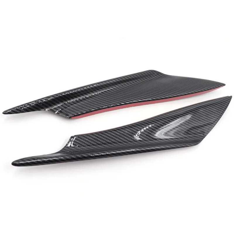 4 x auto paraurti anteriore spoiler corpo Canards splitter pinne Exterior emblemi set