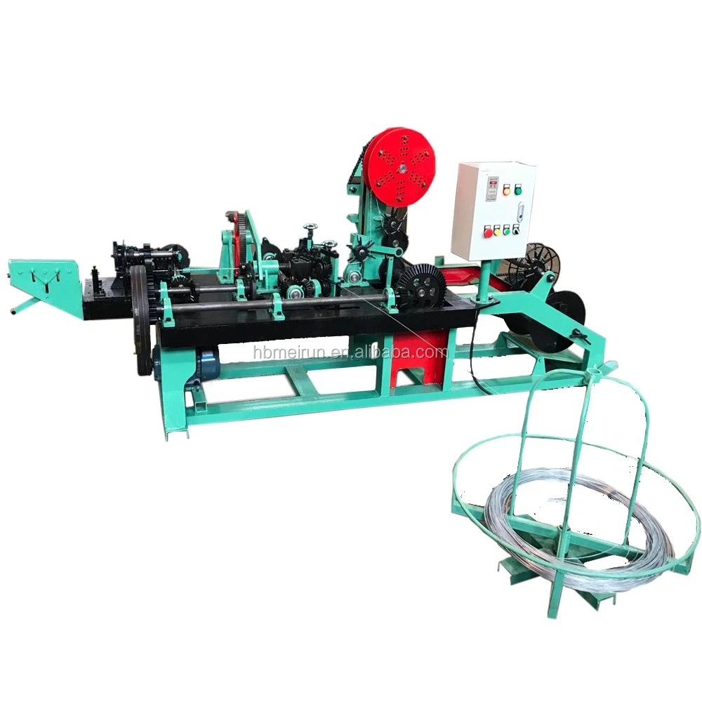 Automatic Barbed Wire Fencing Making Machine
