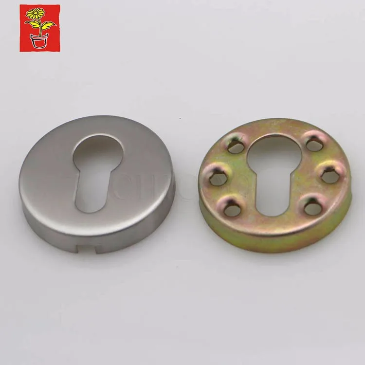 Nouvelle serrure écusson set satin aluminium chaque