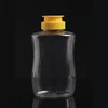 PET plastic silicone portable bee honey bottle