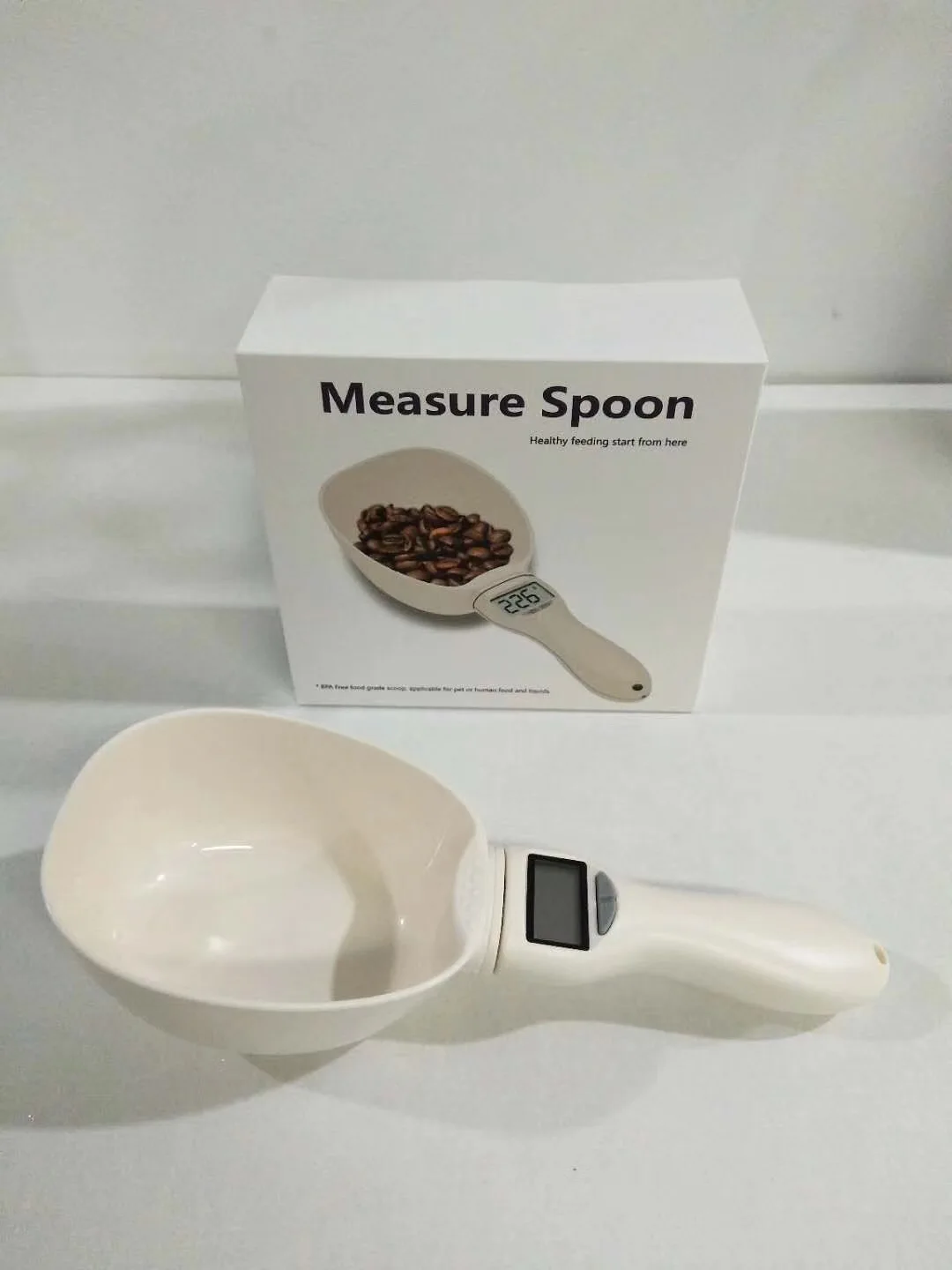 High Quality Electric Screen Weighing Measuring Pet Dog Food Scoop