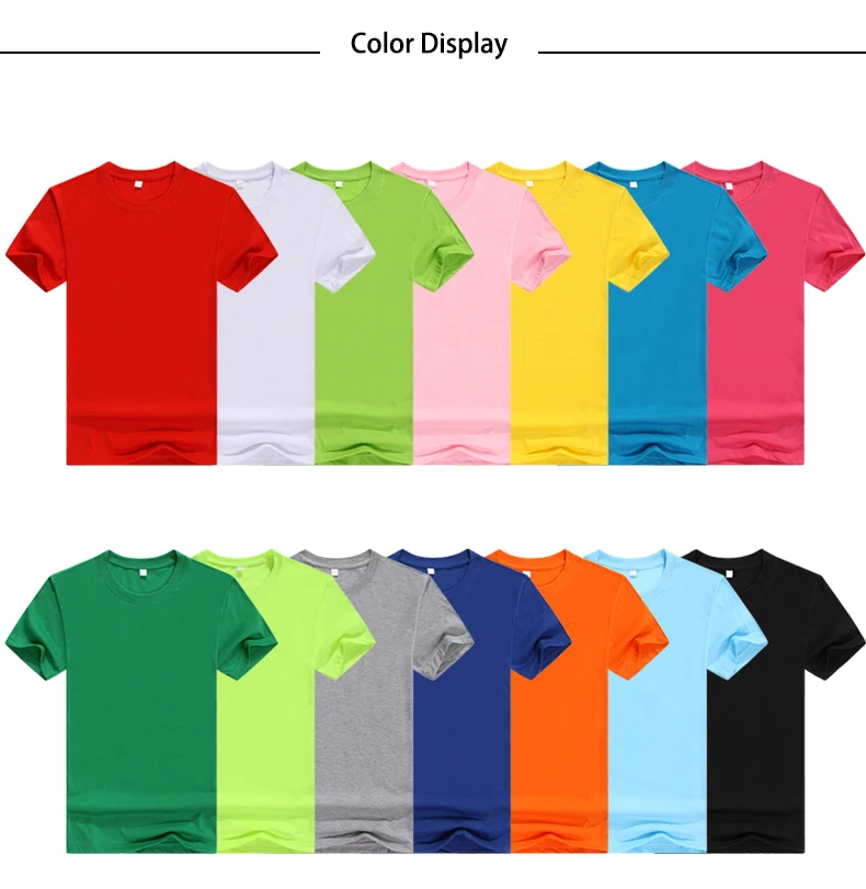 High Quality Custom T Shirt Printing Blank Cotton Polyester Plain Blank ...