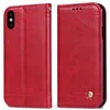 Low MOQ Flip Leather Wallet Case for iPhone X Mobile Phone Accessories