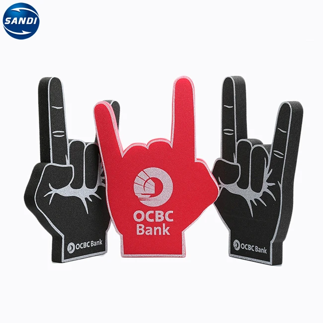 Promotional Custom Eva Cheering Giant Foam Middle Finger Buy Giant