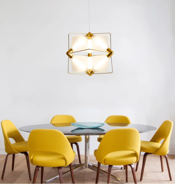 hot sale contemporary white metal glass home hotel chandeliers pendant light