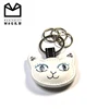 Chinese supplier custom leather purse keyholder