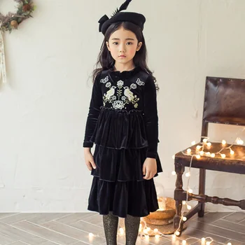 black long frock designs