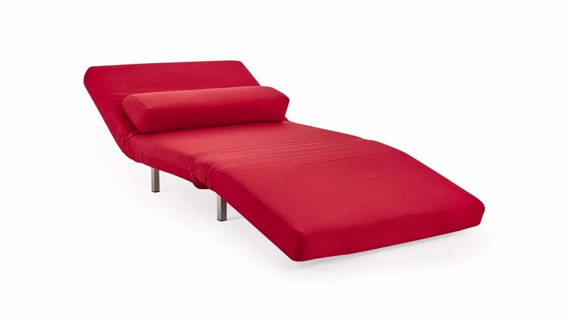 Funky Red Microfiber Reclining Small Single Fold Out Sofa Bed With Small Single Fold Out Sofa Bed