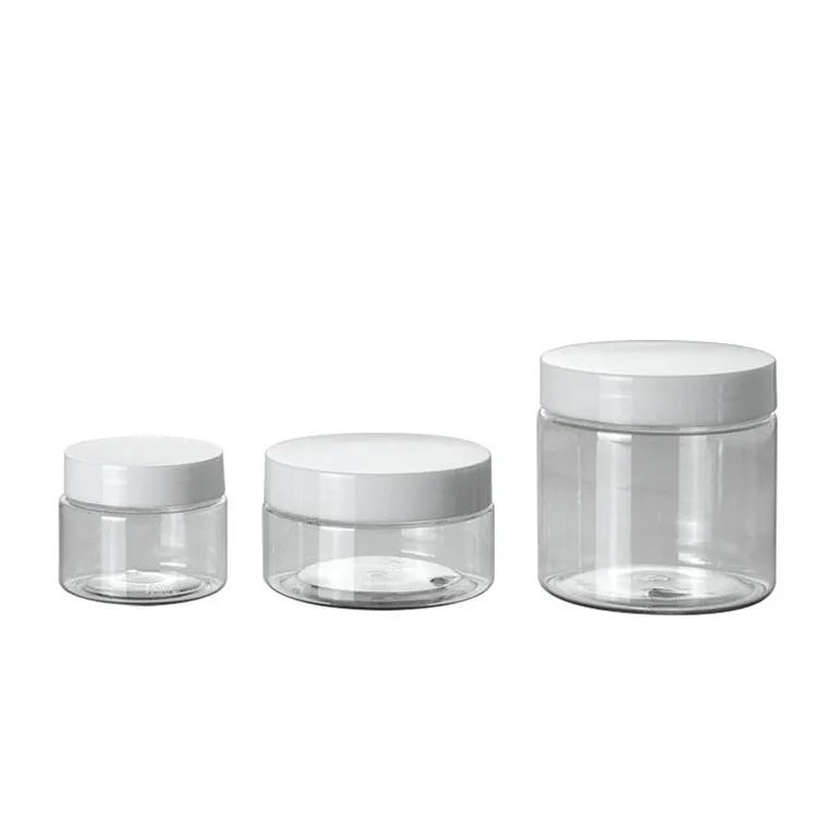 Factory Price Cheap Plastic Storage Jar 100g 150g 200g Pet Material