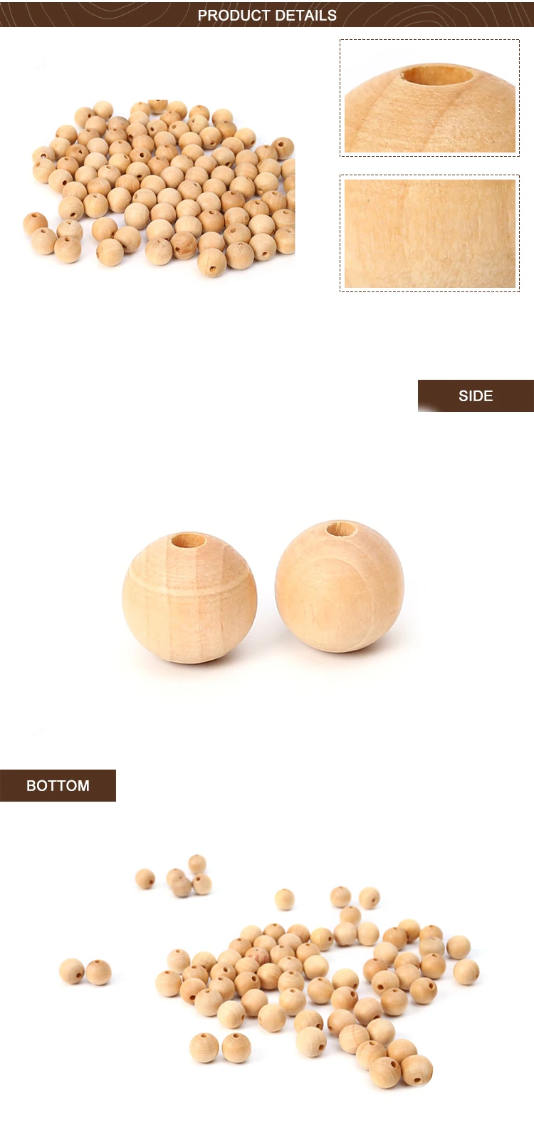 wooden beads,10mm wooden beads,wooden bead garland