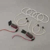 ccfl angel eyes for E39 E36 E38 E46 projector 131mm 146mm Car LED compact angel eyes e46 headlight
