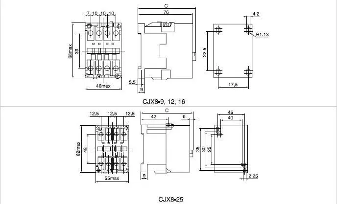 Cjx2 2510 схема подключения