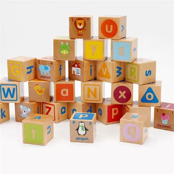 homemade wooden blocks