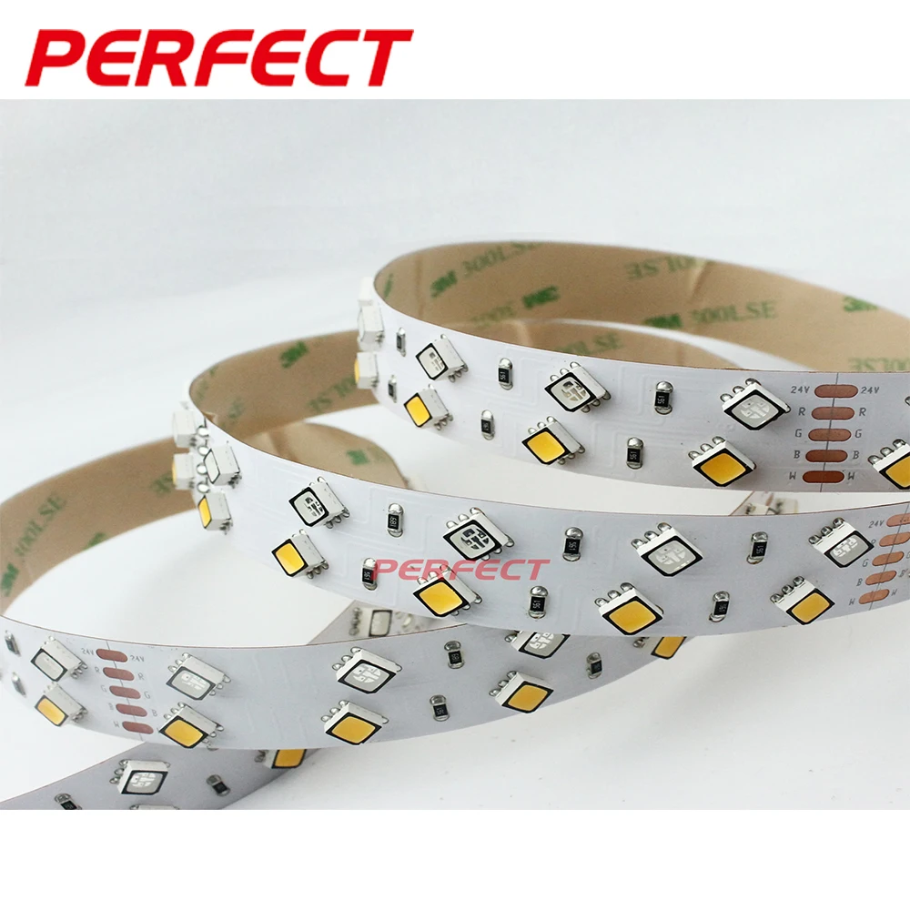 High Quality High Cri 100 Led/m Smd5050 Round Black Chip Led Strip 24v