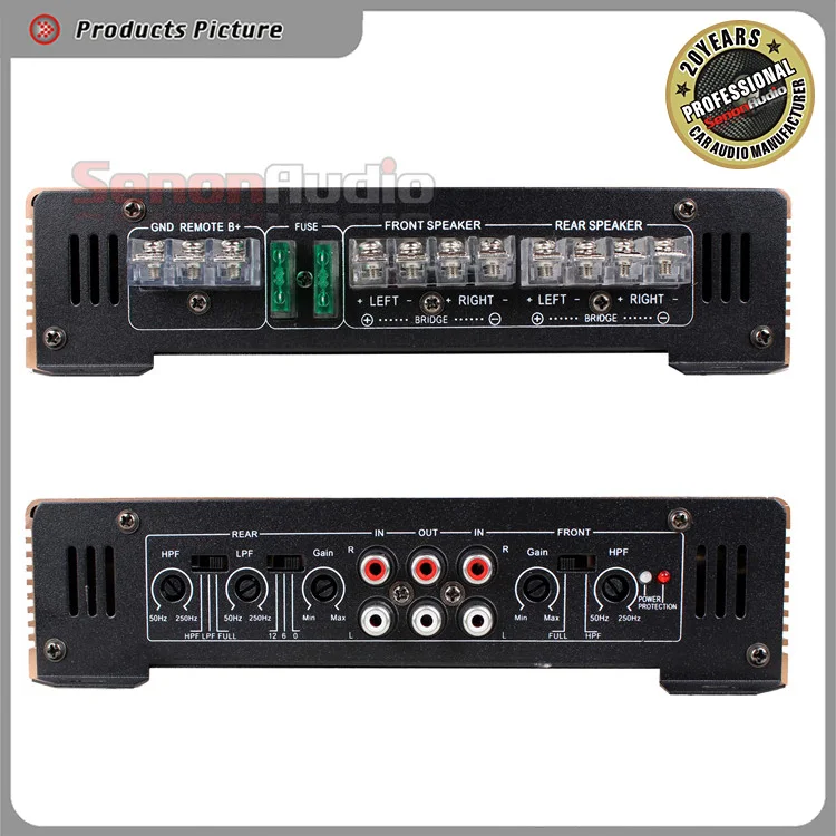 2000 Watt Sound Power Car Amplifier Audio 2000w Amplifier Mosfet Car 4