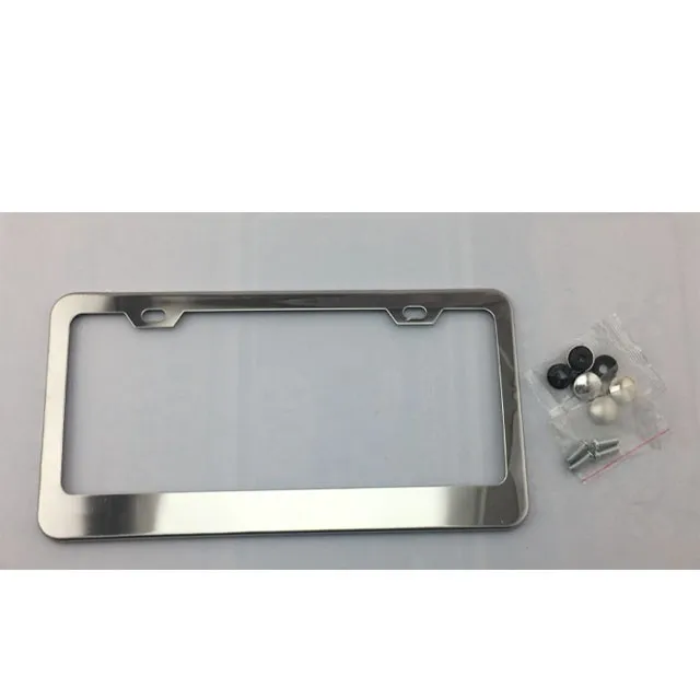 Factory Selling Ca Usa Size Custom Flat Design Car Number Plate Frame