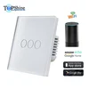 Alexa Enabled EU UK 3 Gang 2 way High Quality Wifi Wall Switch For Voice Control the lamps For Smart Home