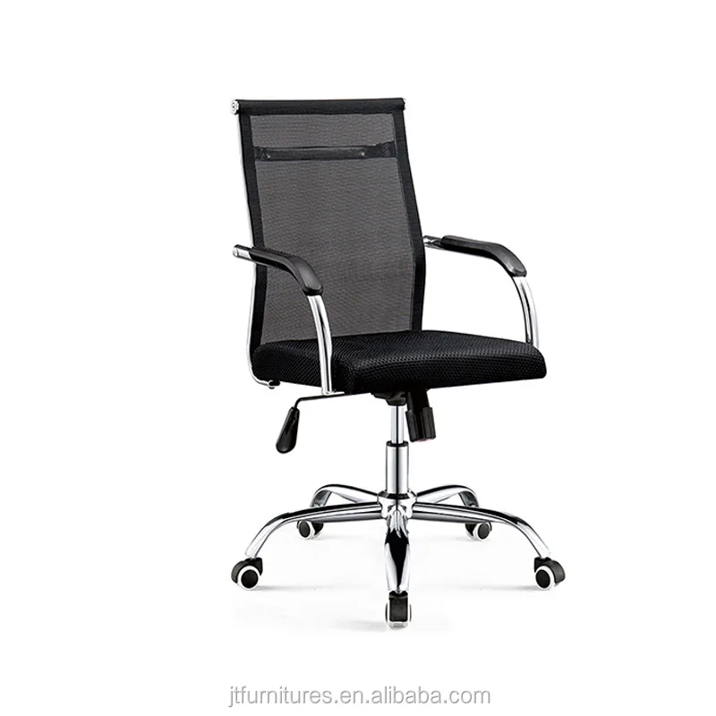 Wholesale executive black medium mesh back swivel computer office chairs