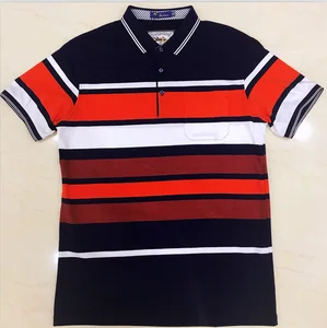 Fashion Bangladesh style stripes men polo shirt Fashion Bangladesh style stripes men polo shirt