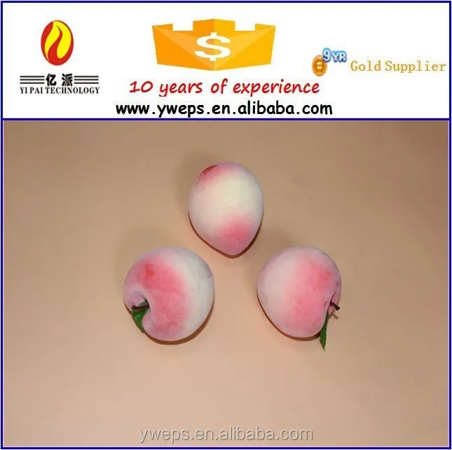Artificial Craft Fruit Peach For Kids/fake Fruit Peach For Window