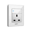 BIHU new style uk standard click tact switch with led indicator for wall switch socket