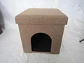 HStex folding dog house home furniture ottoman