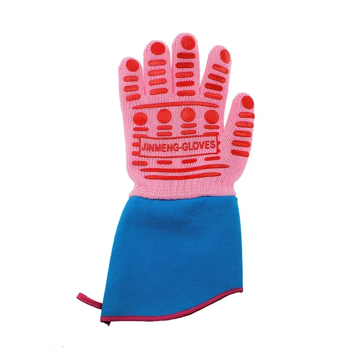Long Oven Baking Cooking Silicon Gloves With Fingers Buy Long Oven