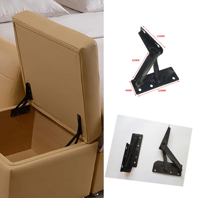 Flexible Storage Ottoman Mechanism/ Hinge With Strong Spring Buy