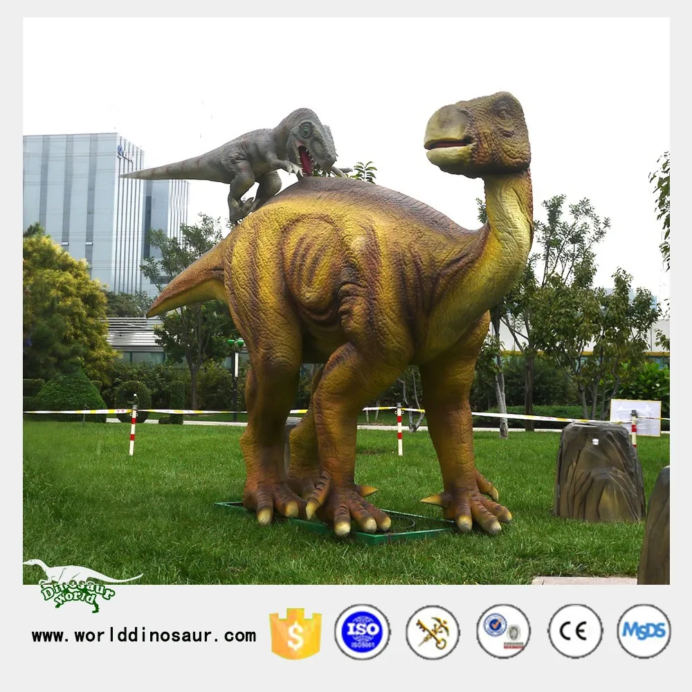 Di Luar Ruangan Taman Desain Animasi Hewan Besar Kawin Dinosaurus