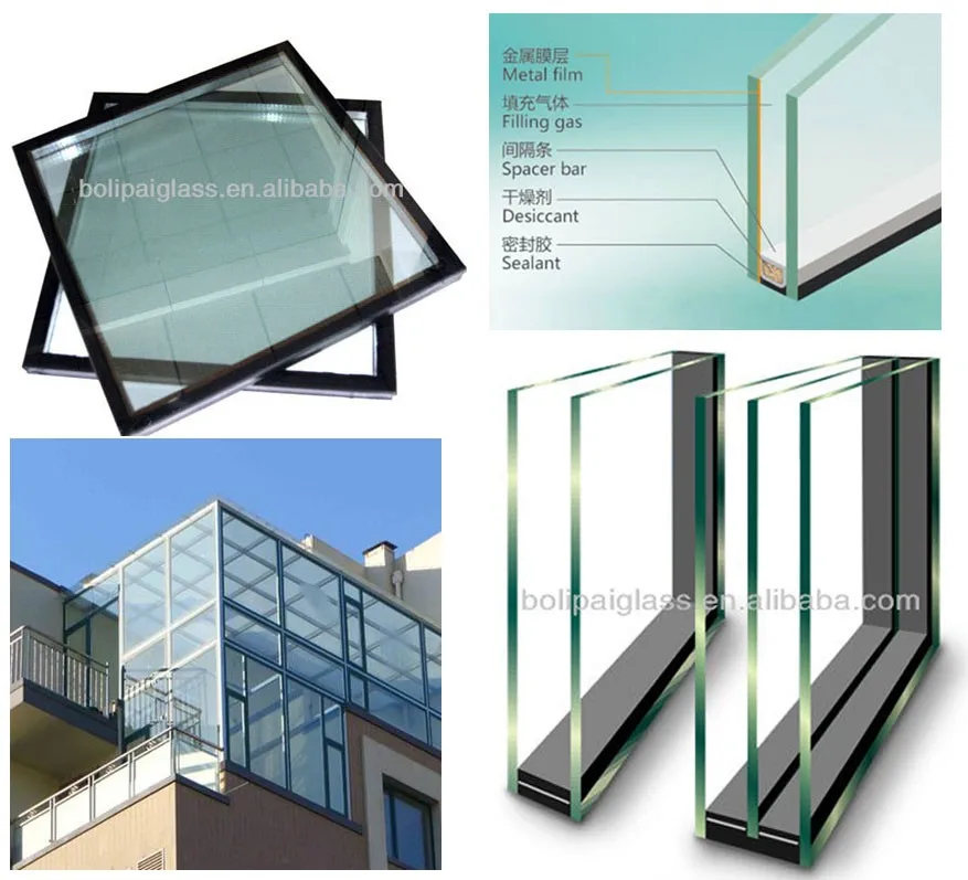 Large Size Double Glazed Triple Glazing Lowe Safety Laminated Glass