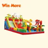 forest fighting inflatable big slide city,inflatable fun city zoo,playground china