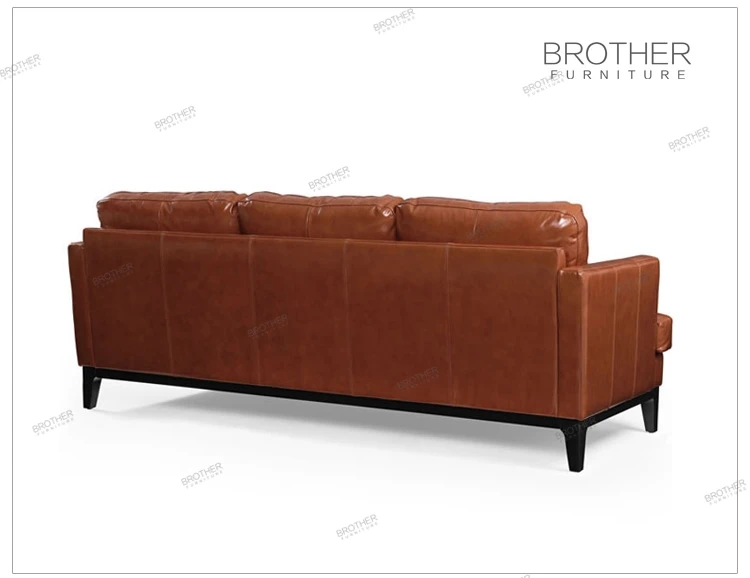 wooden design 3 seater sofa